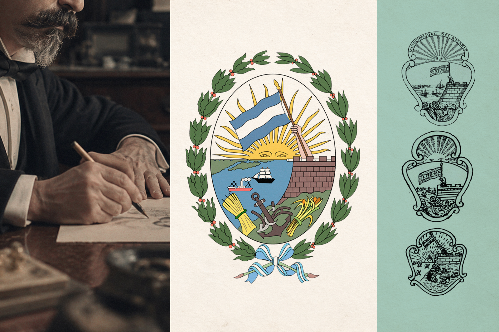 El emblema de nuestra ciudad: la historia del Escudo de Rosario